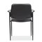 Officesource Levy Collection Guest Stack Chair with Arms and Black Frame 1022VBK - alternate 5